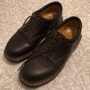 Dr. Martens brown leather shoes